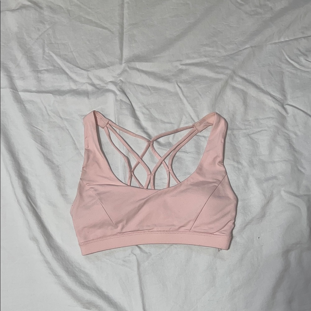 Strawberry Pink Sports Bra